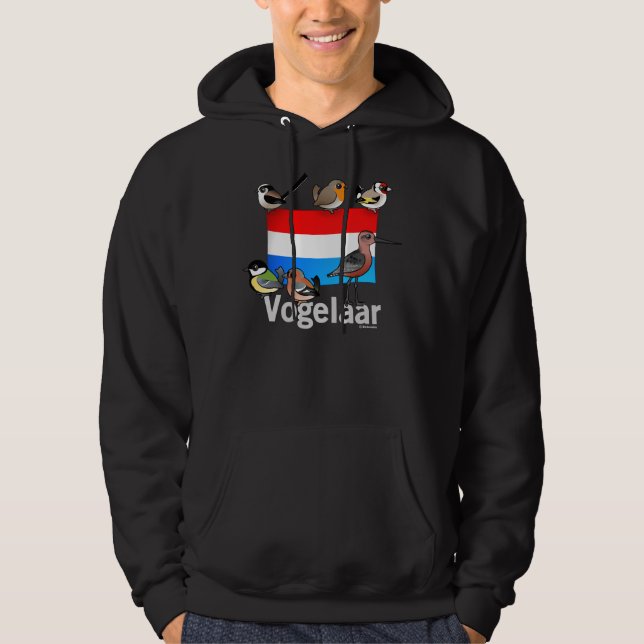 Niederländischer Vogelbeobachter: Vogelaar Hoodie (Vorderseite)