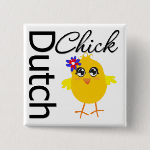 Niederländisches Küken Button