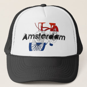 Niederländisches Radfahren Amsterdam-Holland Truckerkappe