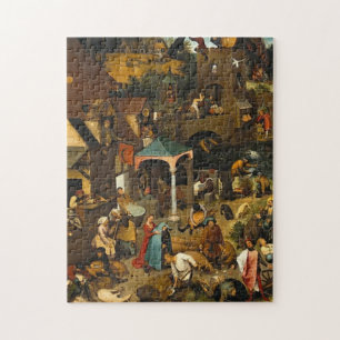 Niederländisches Sprichwort Pieter Bruegel der Ält Puzzle