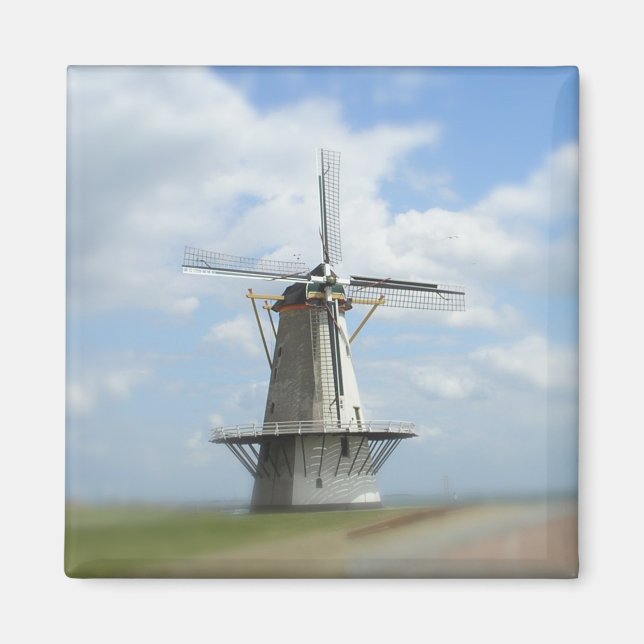 Niederländisches Windmühle Magnet (Vorne)
