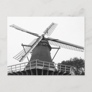 Niederländisches Windmühle Postkarte