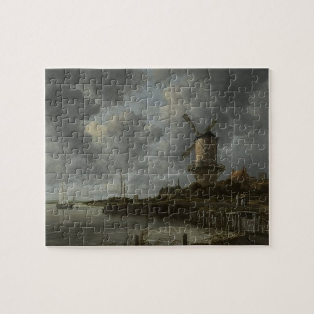 Niederländisches Windmühle Wijk bij Duustede, Puzzle (Horizontal)