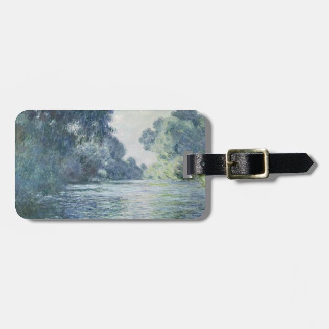 Niederlassung Claude Monets | der Seines nahe Gepäckanhänger (Vorderseite horizontal)