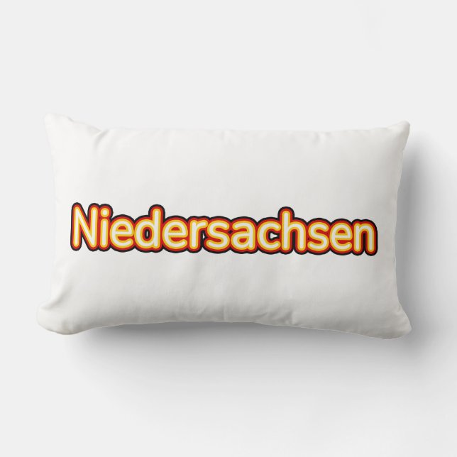 Niedersachsen Deutschland Deutschland Lendenkissen (Vorderseite)