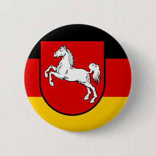 Niedersachsen-Flagge Button