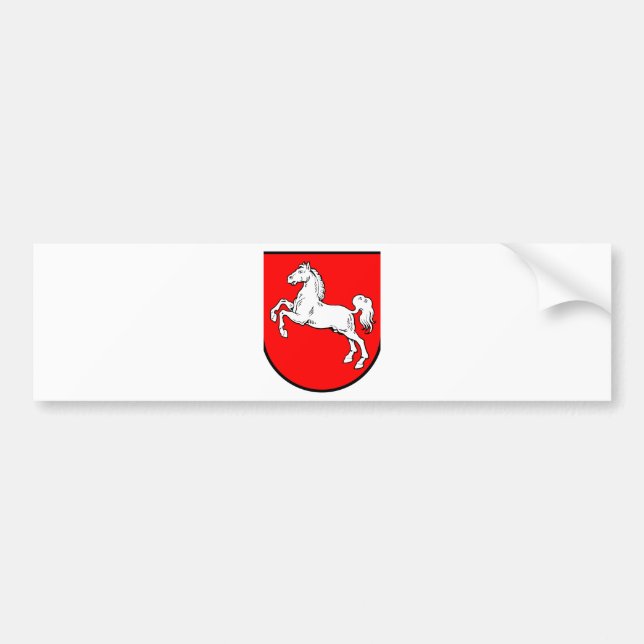 Niedersachsen Wappen Autoaufkleber (Vorne)