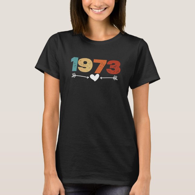 Niedlich 1973 Pro Roe Retro Vintag T-Shirt (Vorderseite)