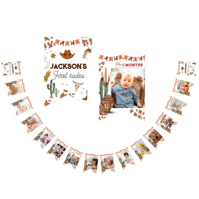 Niedlich 1. Geburtstag 12. Foto Meilenstein Wimpelkette (Von Creator hochgeladen)