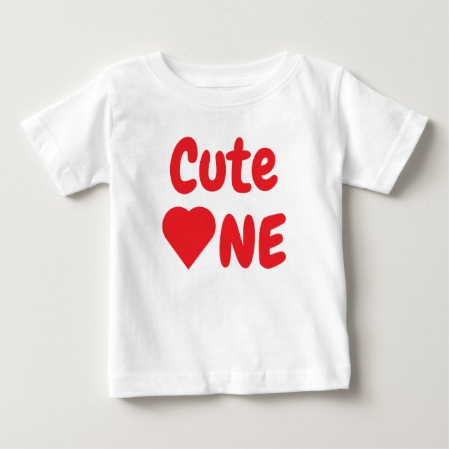Niedlich 1. Geburtstag Baby T-shirt (Vorderseite)