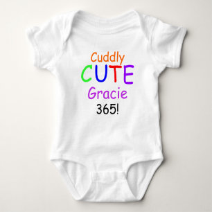Niedlich 365 Baby Girl Shirt Personalize NAME