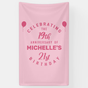 Niedlich 40. Geburtstag Personalisiert Banner