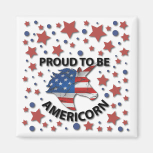 Niedlich 4. Juli rot, weiß und blau - amerikanisch Magnet