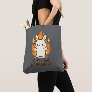 Niedlich, aber gefährlich Kawaii Tote Bag