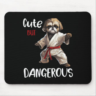 Niedlich aber gefährlich Shih Tzu Karate Kung Fu B Mousepad