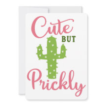 Niedlich, aber pricklig