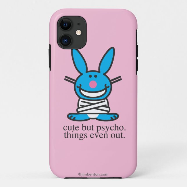 Niedlich aber psychisch Case-Mate iPhone hülle (Rückseite)