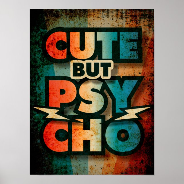 Niedlich aber Psycho Poster (Vorne)