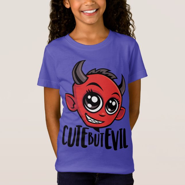 Niedlich aber schlecht T-Shirt (Vorderseite)