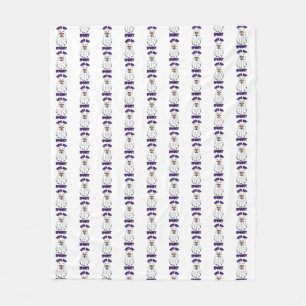 Niedlich, aber Spooky Halloween Ghost Holing a Pum Fleecedecke