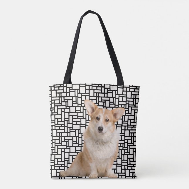 Niedlich Abstrakt Corgi (Rückseite)