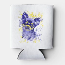 Niedlich Abstrakter Chihuahua Cooler Dosenkühler