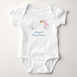 Niedlich Adorable Birds Carry Girls Babydusche Baby Strampler