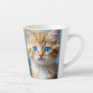 Niedlich Adorable Cat Portrait Milchtasse
