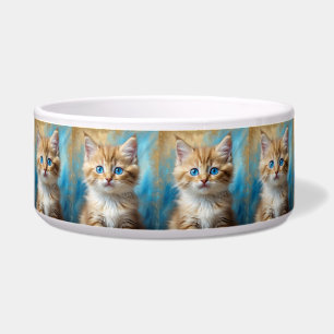 Niedlich Adorable Cat Portrait Napf