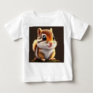 Niedlich Adorable Chipmunk Baby T-shirt