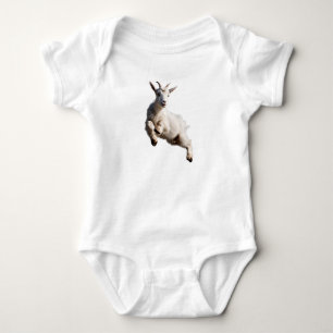 Niedlich Adorable Jumping Baby Goat Kid Strampler