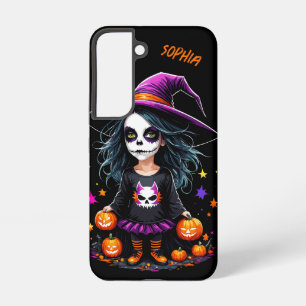 Niedlich Adorable Kawaii Halloween Hexe Samsung Galaxy Hülle