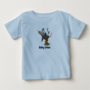 Niedlich Adorable Panda und Siegel Cub Graphic Baby T-shirt