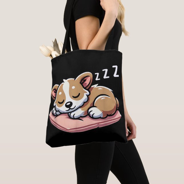 Niedlich Adorable Sleeping Animal Lovers Welsh Cor (Von Nahem)