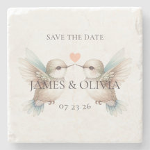 Niedlich Adorable Wedding Save the Date Stone Unte