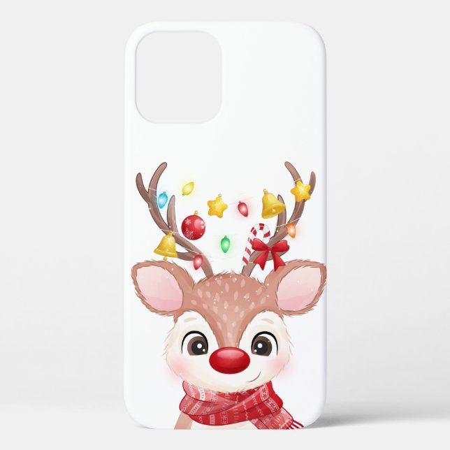 Niedlich Adorable Weihnachtsmann Case-Mate iPhone Hülle (Rückseite)