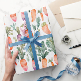Niedlich Adortable Orange Carrot Garden Geschenkpapier