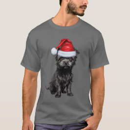 Niedlich Affenpinscher Hund Lover Funny Christmas T-Shirt