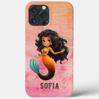 Niedlich African Mermaid Girl - Individuelle Name