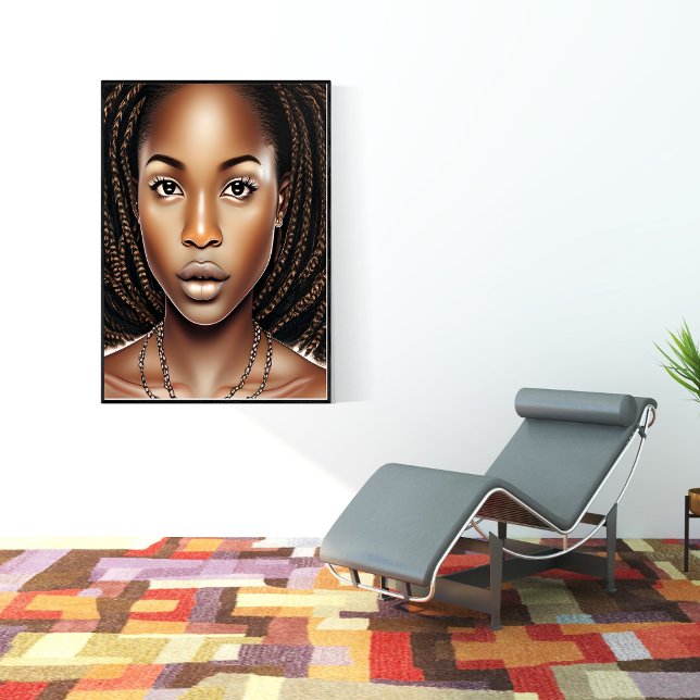 NIEDLICH AFRO FRAU QUEEN MELANIN POSTER (Von Creator hochgeladen)