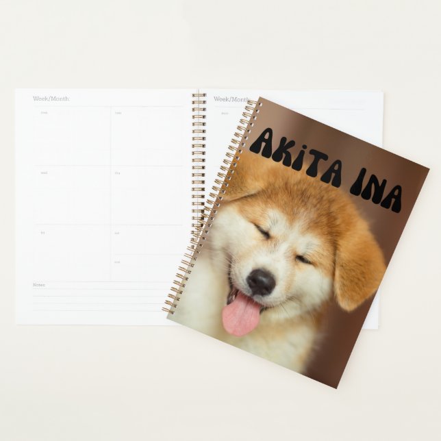 Niedlich Akita Ina Welppy Calendar Planner Planer (Anzeige)