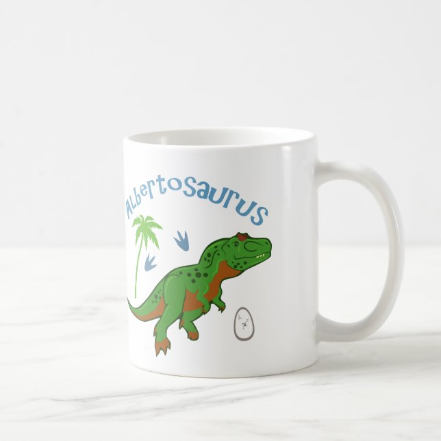 Niedlich Albertosaurus Tasse (Rechts)