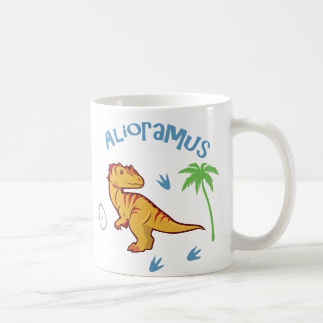 Niedlich Alioramus Tasse (Rechts)