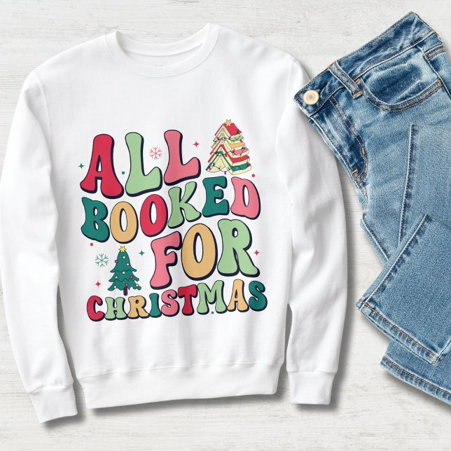 Niedlich alle für Weihnachts-Typografie gebucht Bo Sweatshirt (Von Creator hochgeladen)