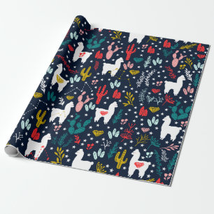 Niedlich Alpaca Geschenkpapier