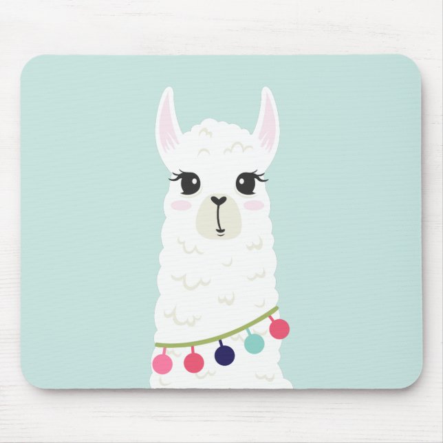 Niedlich Alpaca Mousepad (Vorne)