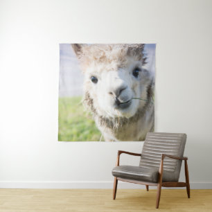 Niedlich Alpaka 1 #animal #nature Wandteppich