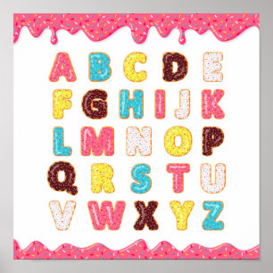 Niedlich Alphabet Poster