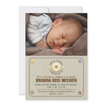 Niedlich als Button Baby Foto Birth