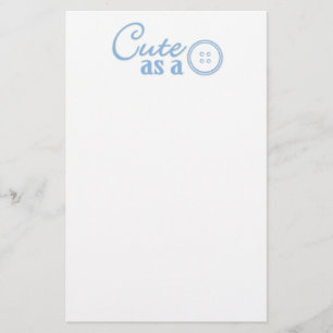 Niedlich als Button Briefpapier